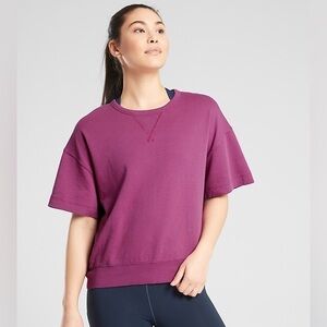 Athleta Modern Sundown Sweatshirt Tee